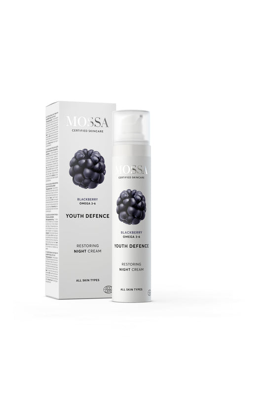 YOUTH DEFENCE Anti aging blackberry night cream