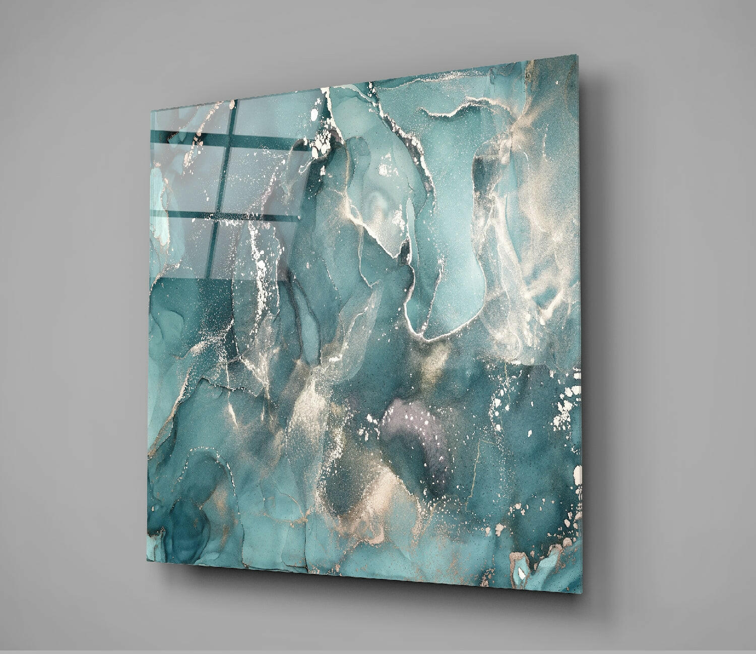 Abstract Glass Wall Art-1