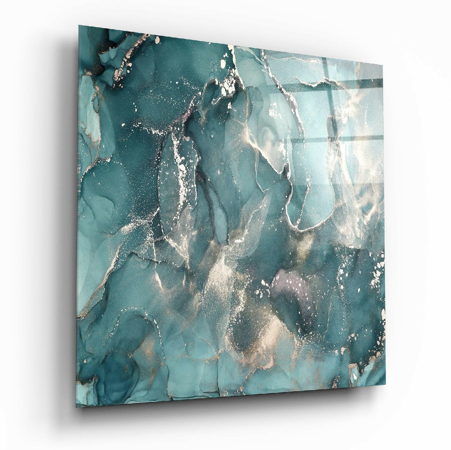 Abstract Glass Wall Art-0